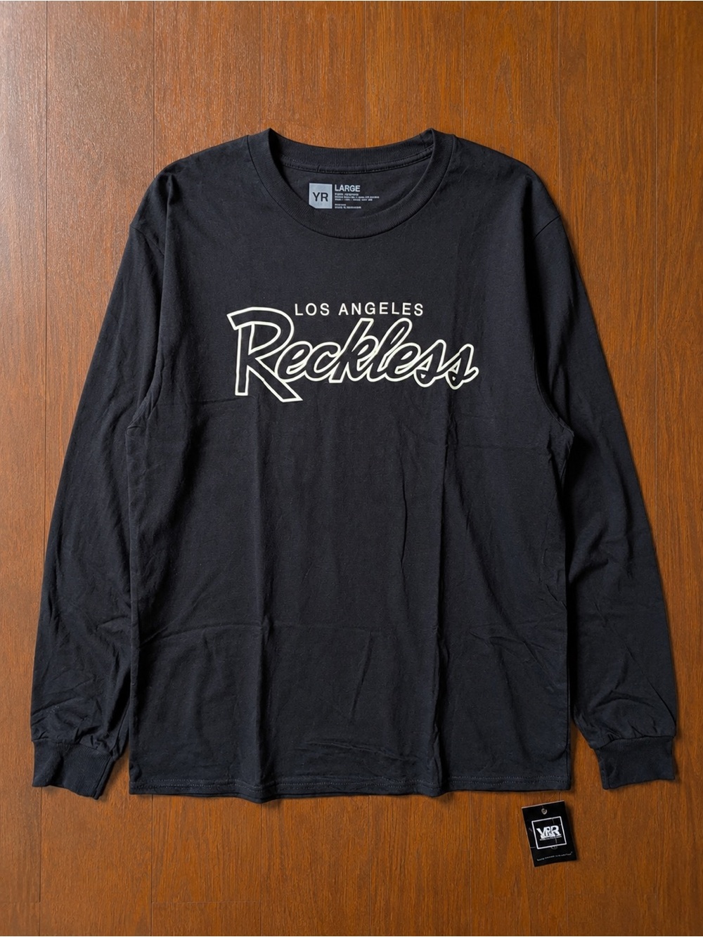 Los Angeles Men's Black Long Sleeve Graphic Shirt Sz L NWT